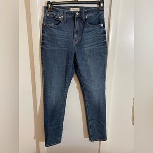 Madewell High rise slim boyfriend jeans